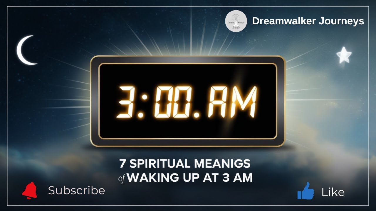 7 Spiritual Meanings of Waking Up at 3AM | Messages from the Universe