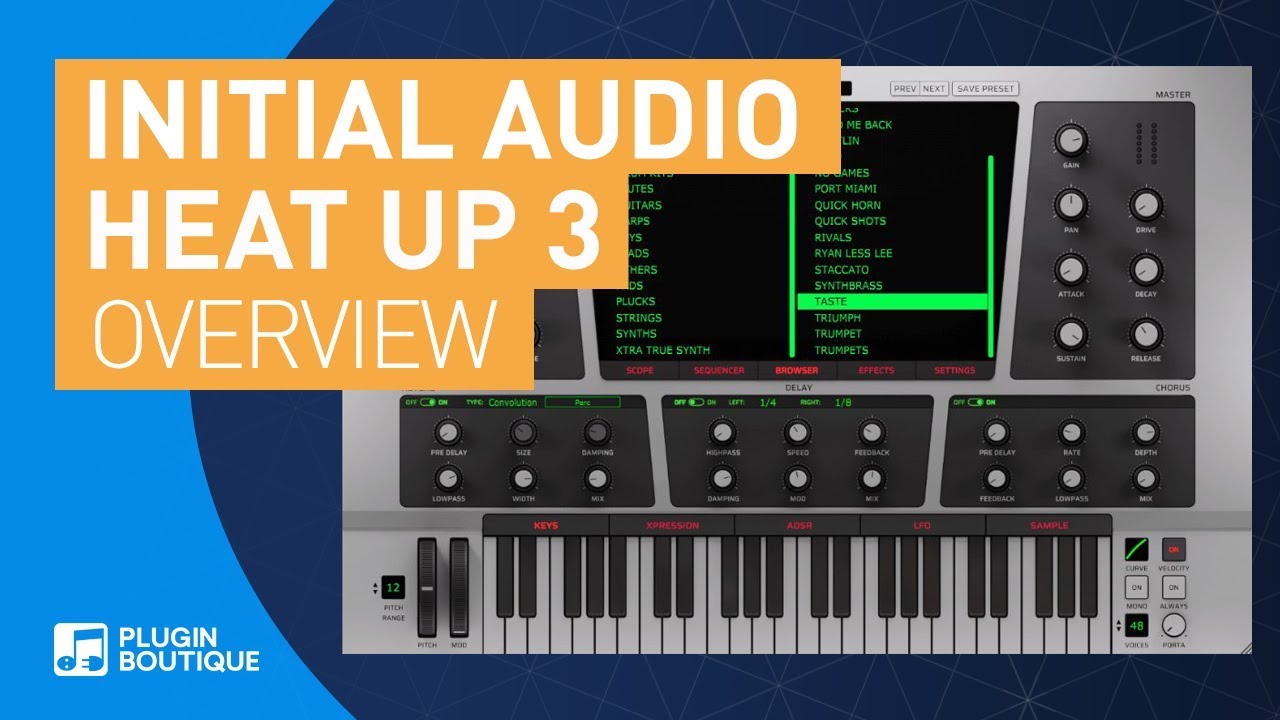 VST-плагин Heat Up 3 Synth от Initial Audio | Обзор основных функций