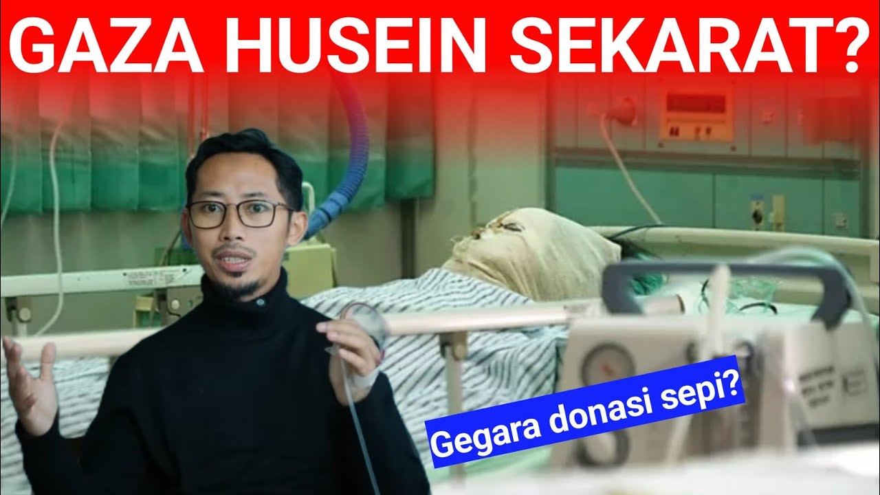 Stres mikirin donasi sepi!  Gaza Husein di rawat dirumah sakit..