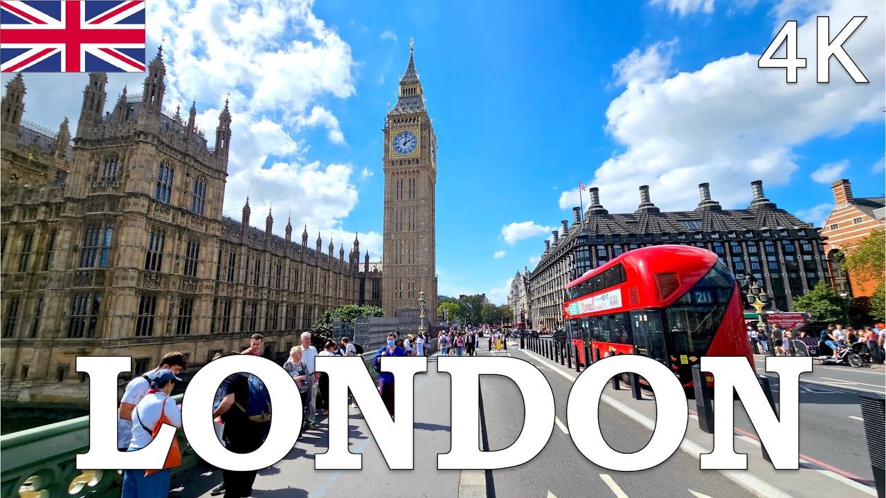 London, United Kingdom 4K - City Walking Tour - August 2023
