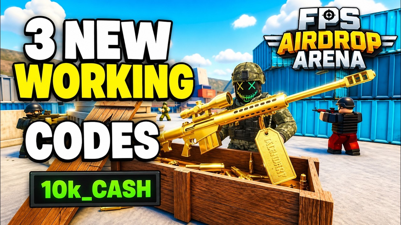 3 NEW CODES FPS AIRDROP ARENA 🎁