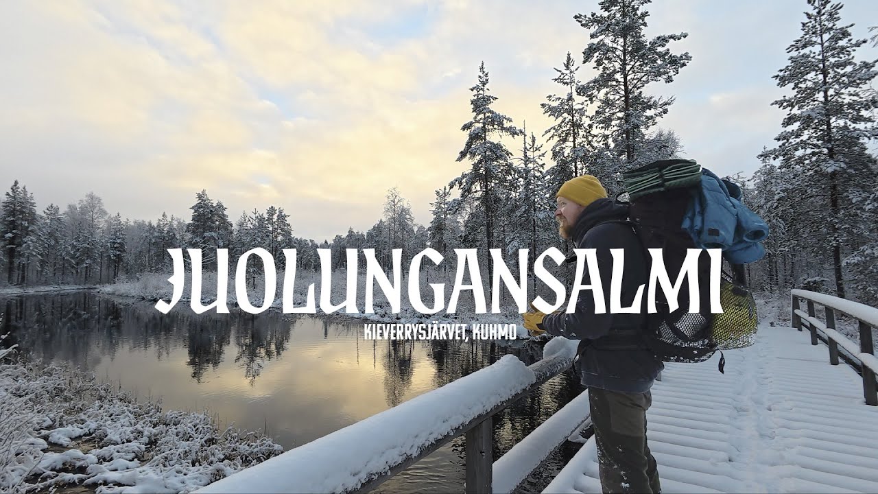Yötä Juolungansalmen laavulla ❄️ Kieverrysjärvet Kuhmo ❄️ Talviretkeilykausi alkaa!