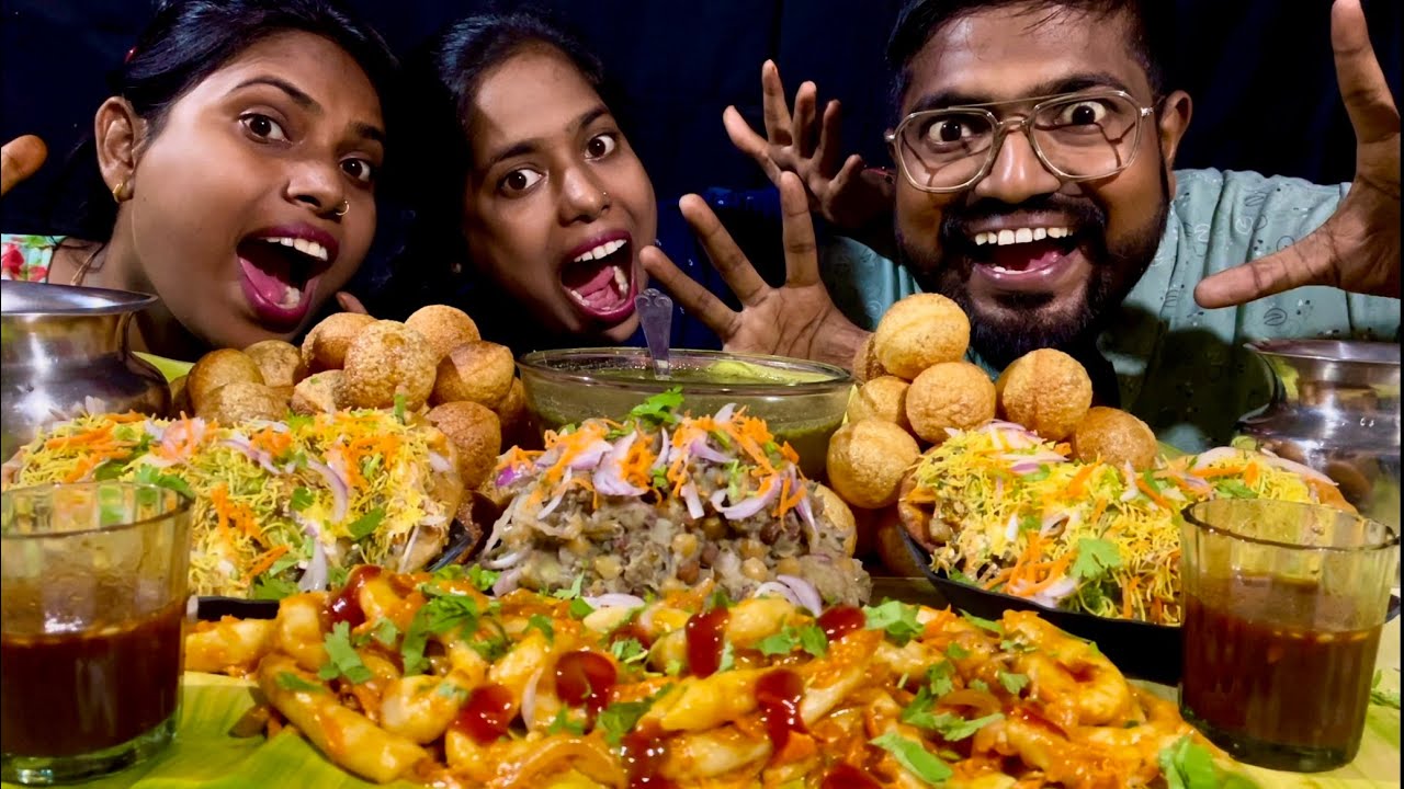pani puri, Sohali papdi , potato pasta, homemade 😋🤤🤤👌