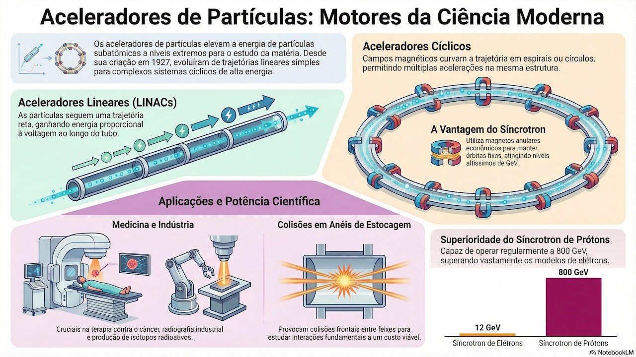 ACELERADORES DE PARTÍCULAS: A MÁQUINA QUE REVELA O UNIVERSO