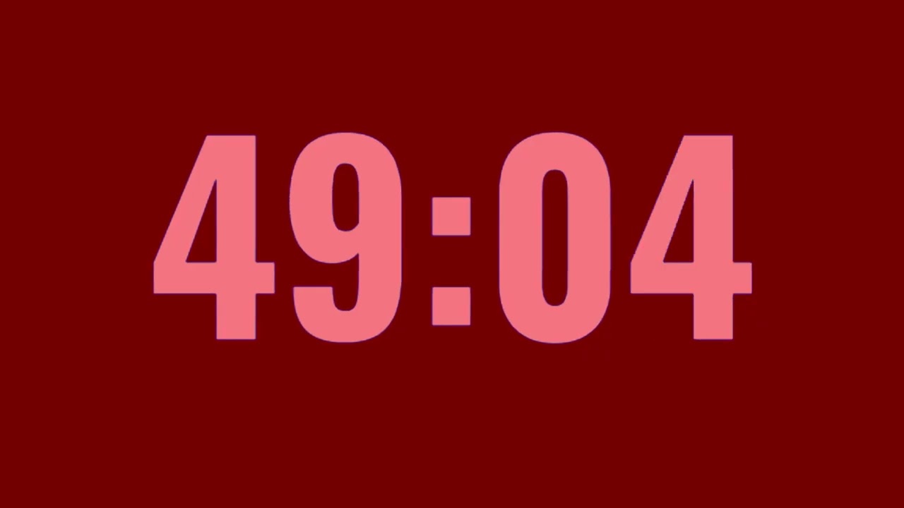 1 Hour Timer – Clean & Simple Countdown