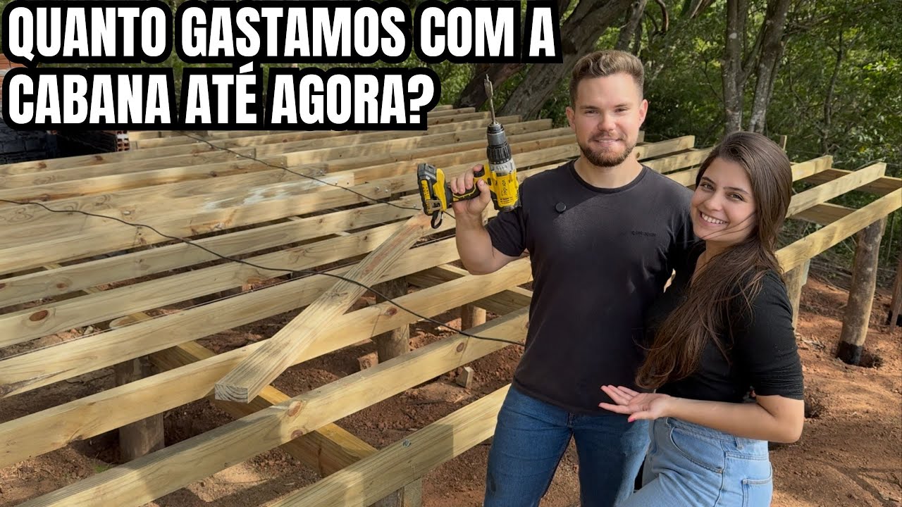 Quanto gastamos com a construção da casa no sítio até agora?