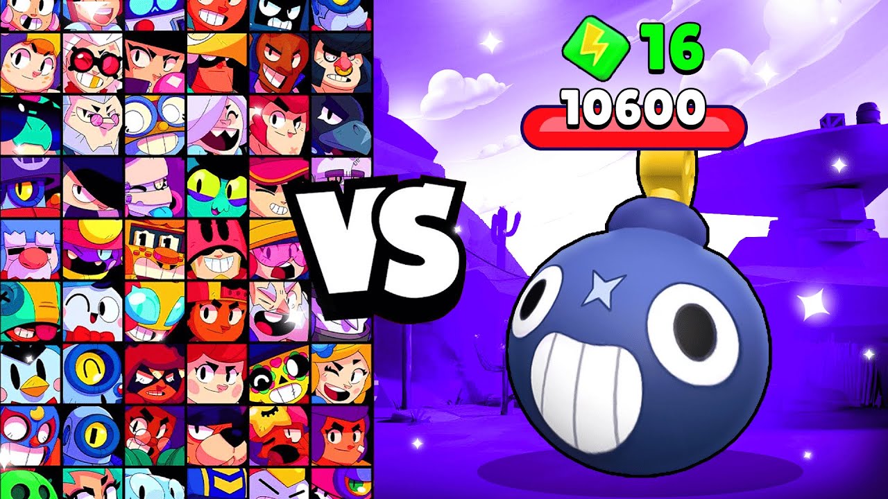 ТИК ШУКИ ХЕД против ВСЕХ БРАВЛЕРОВ! С 16 бонусами! | Brawl Stars