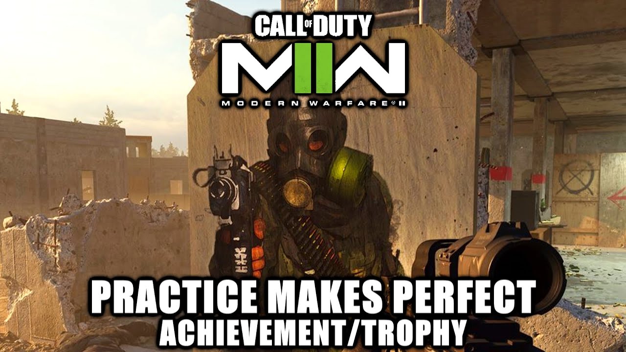 COD Modern Warfare 2 - Practice Makes Perfect Achievement/Trophy - Shoot all targets in Ghost Team