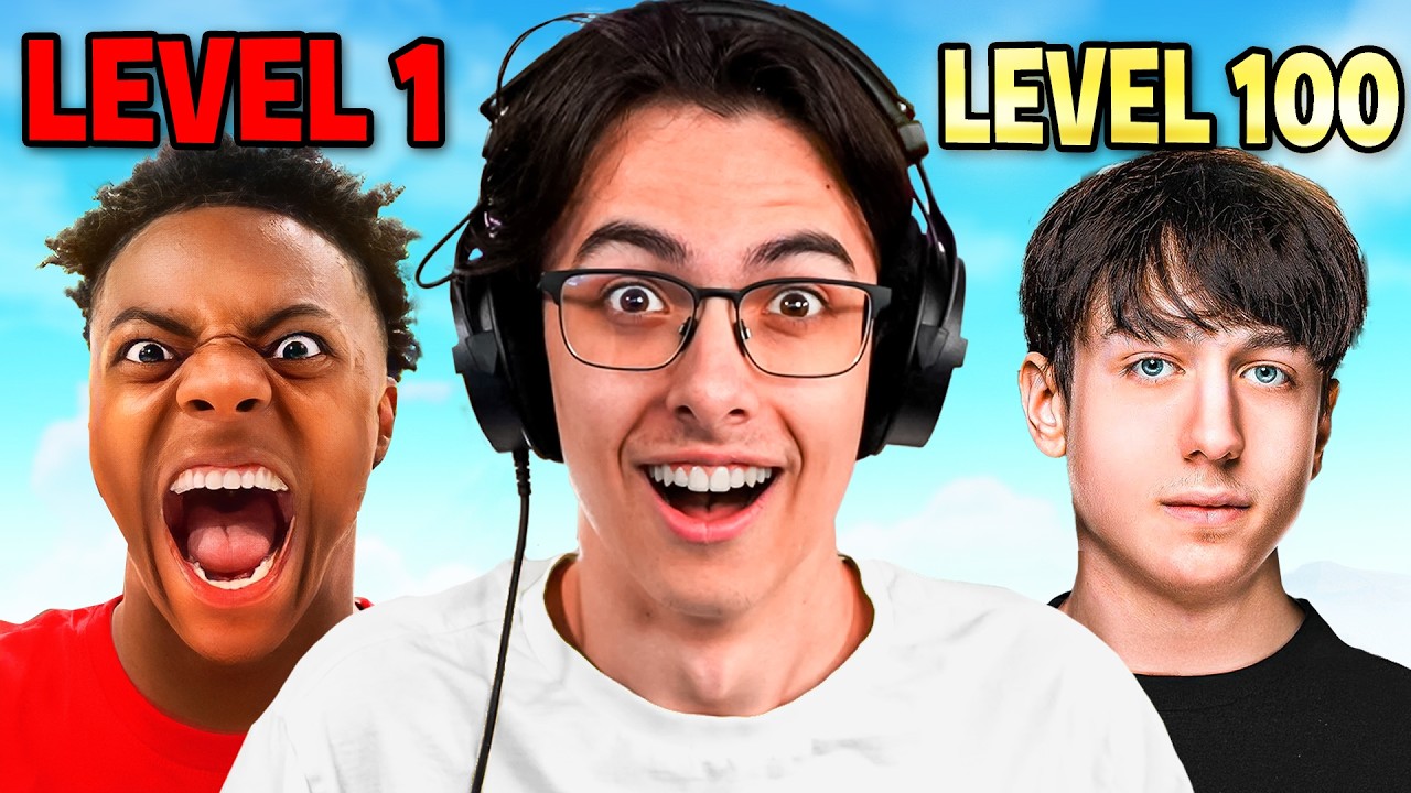 Reacting To Level 1 - 100 Fortnite PLAYERS!