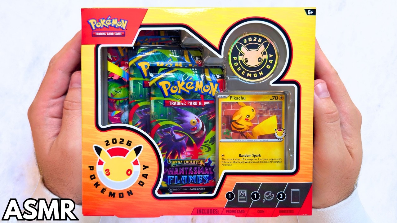 ASMR | Pokemon Day 2026 Card Opening 🎉 Soft Spoken