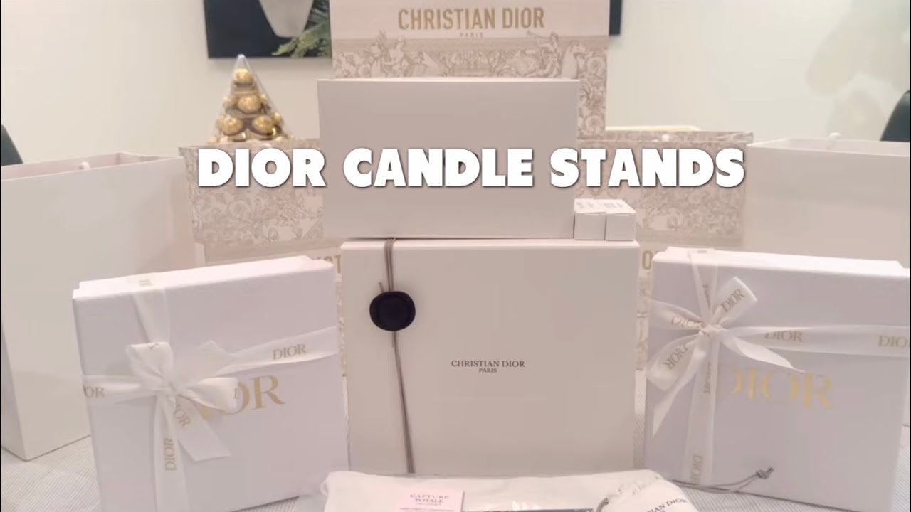 Unboxing Dior Candle Stands and Mini Gifts From My SA