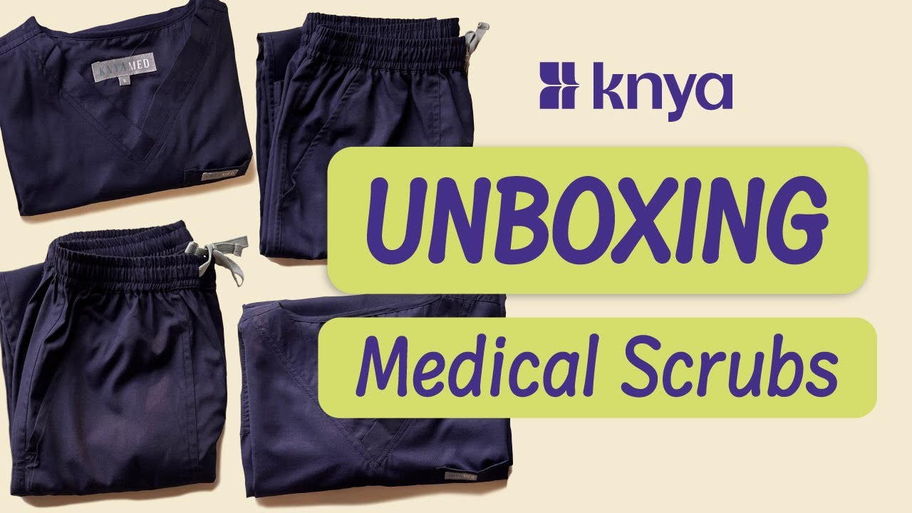 Unboxing Medical Scrubs: The Classic Men's & Women's 5-Pocket Knya scrubs