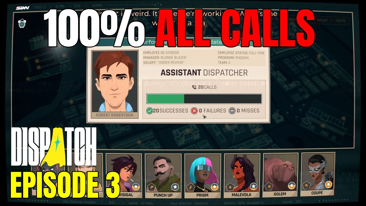 Как выполнить все СЕКРЕТНЫЕ звонки в Dispatch Episode 3!
