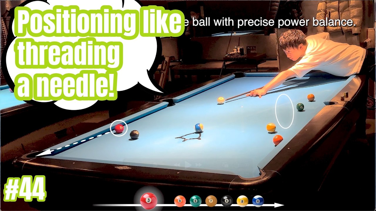 [440th ball] Pocketing 10 balls in a flash | Yuta Torisu's billiard technique | long version