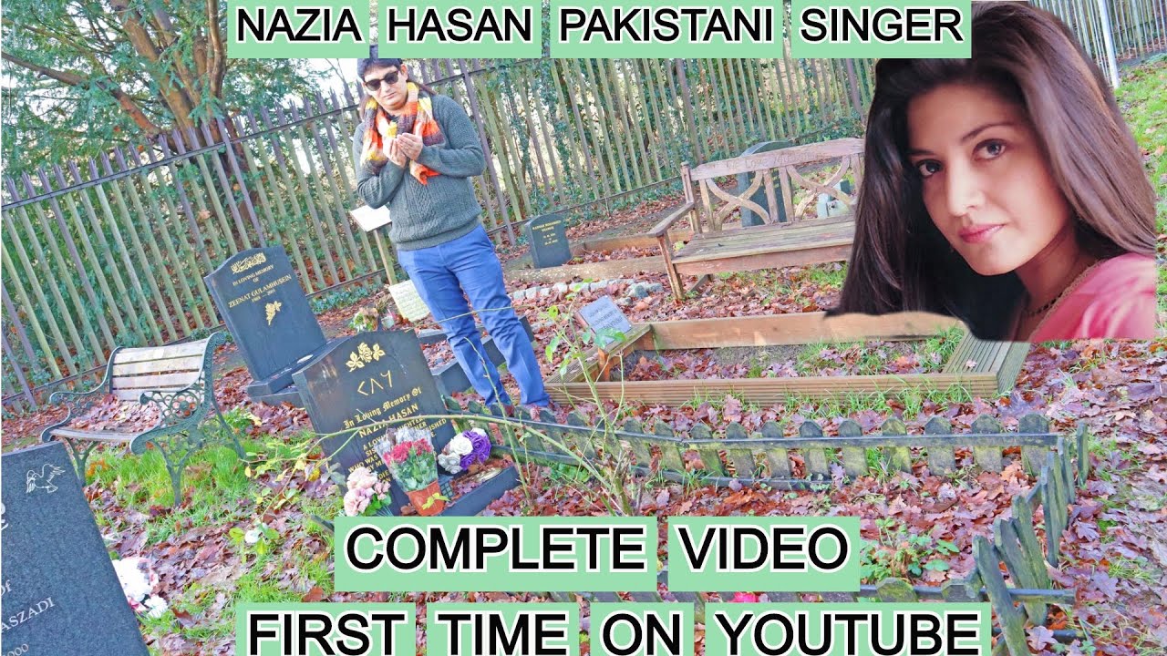 NAZIA HASSAN | PAKISTANI POP SINGER | FIRST TIME COMPLETE VIDEO OF HENDON CEMETERY | LONDON |ENGLAND