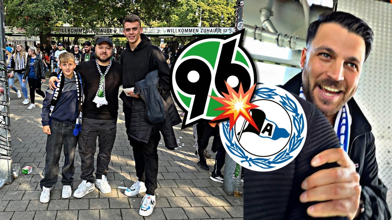SPIEL UNTER FREUNDEN (mit @quallexd001 )⚫️⚪️💚🤝⚫️⚪️💙Hannover 96 vs Arminia Bielefeld Stadionvlog