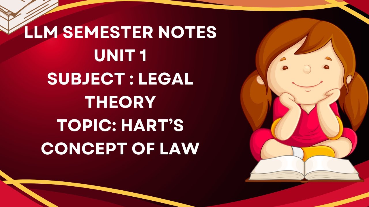 Hart&rsquo;s Concept of Law Explained | LLM Jurisprudence Notes | Legal Theory #Hart #ConceptOfLaw #LLM