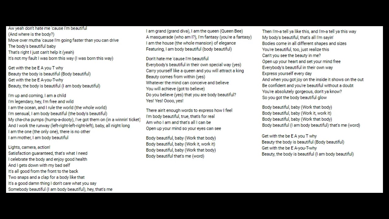 Salt N Pepa - I Am The Body Beautiful Karaoke + Instrumental + Lyrics