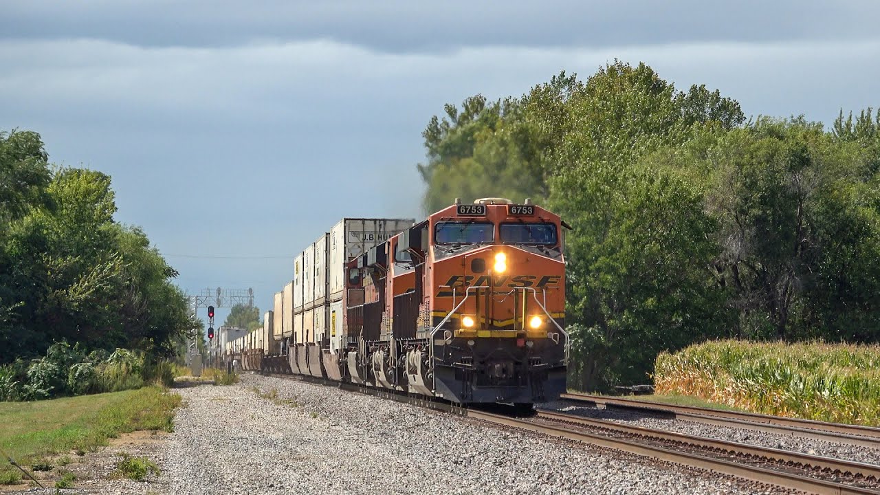 (4K) Railfanning the BNSF Chillicothe sub 9-13-24