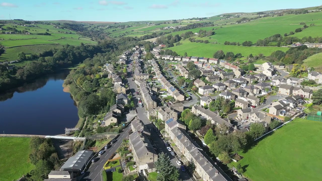 Slaithwaite Hill Top Drone 12 Oct 23