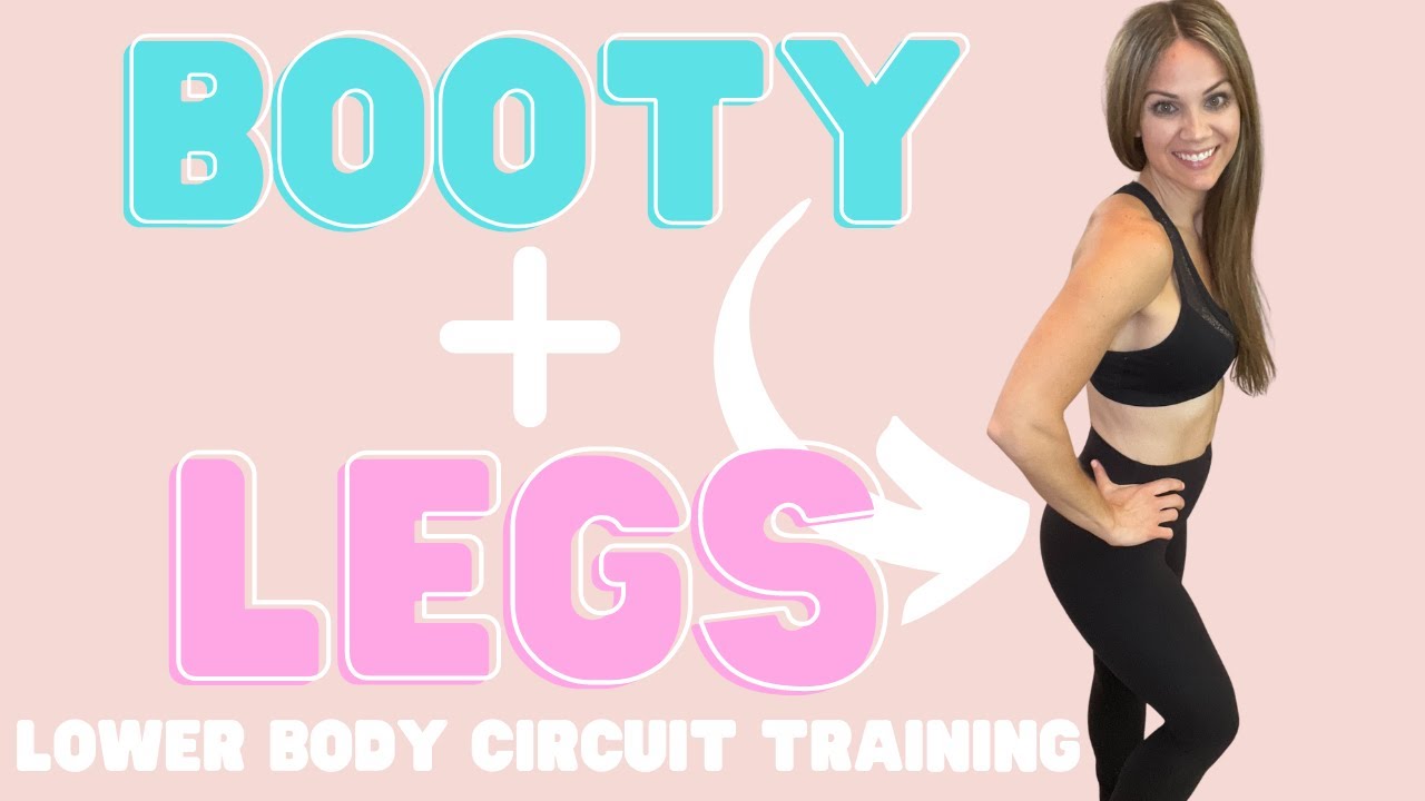 35 MINUTE INTENSE BOOTY AND LEGS WORKOUT | Mini Bands, Ankle Weights, & Dumbbells