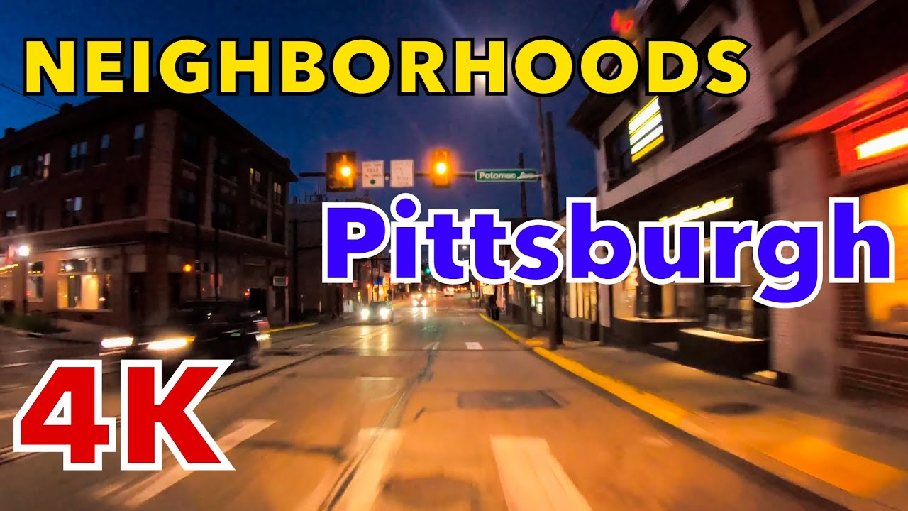 Pittsburgh SUNSET Drive 4K Banksville - W Liberty - Brookline in Pittsburgh