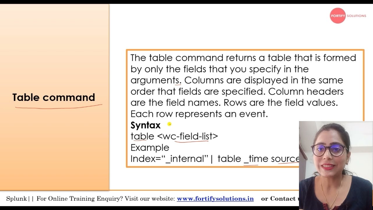 Splunk Commands | splunk tutorial in hindi | splunk for beginners | cyber security fortify solutions