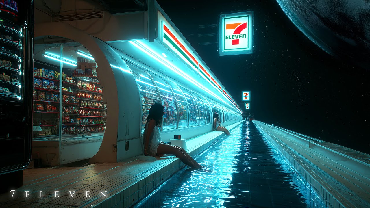 7-Eleven ⧫ Deep Space Ambient Music ⧫ Serene SciFi Shopping Soundscape