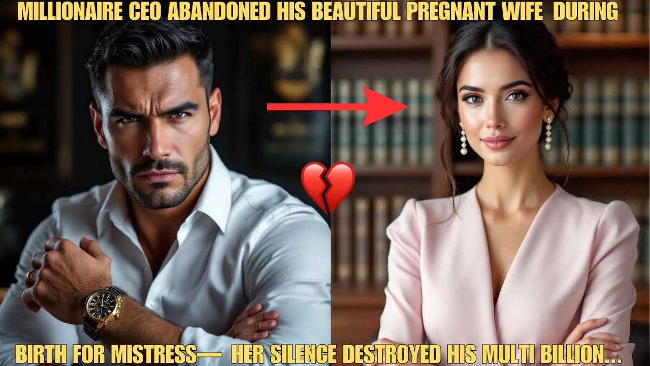 MILLIONAIRE CEO ABANDONED PREGNANT WIFE DURING BIRTH FOR MISTRESS — HER SILENCE DESTROYED HIS EMPIRE