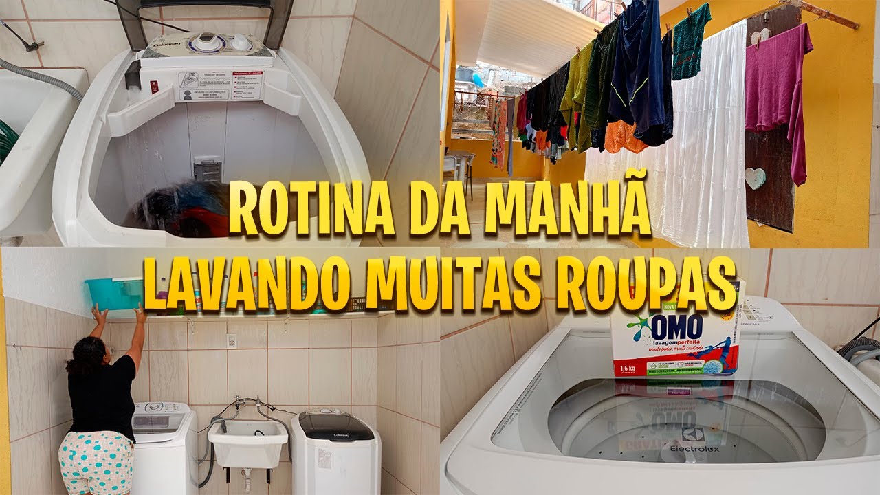LAVANDO ROUPAS/COM SABÃO OMO LAVAGEM PERFEITA / lavei no tanquinho e na máquina/ testando produto