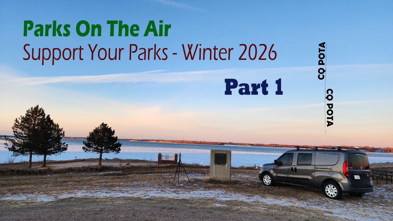 POTA Support Your Parks - Winter 2026. CW Parks On The Air activation - Part 1