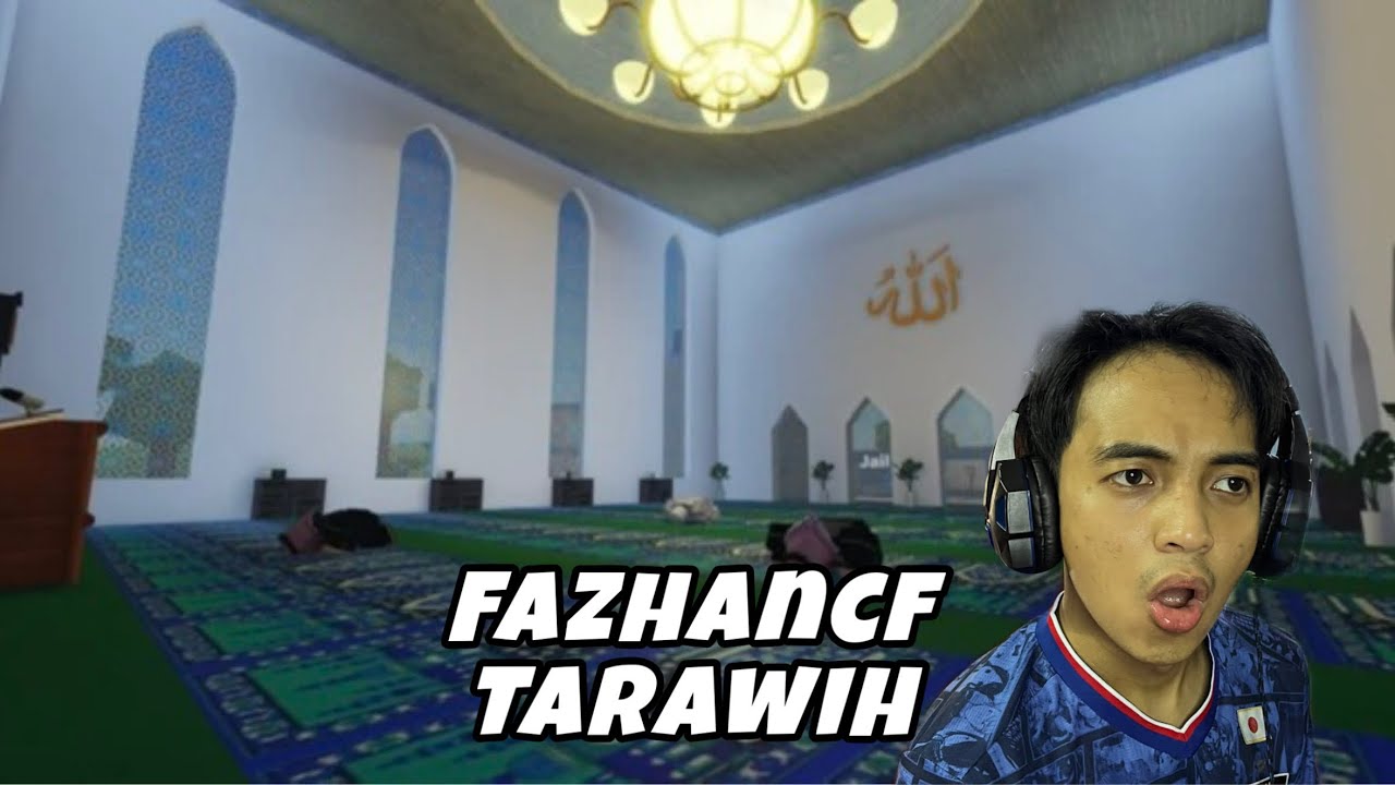 AKU SOLAT TARAWIH DI MASJID ROBLOX 😱‼️