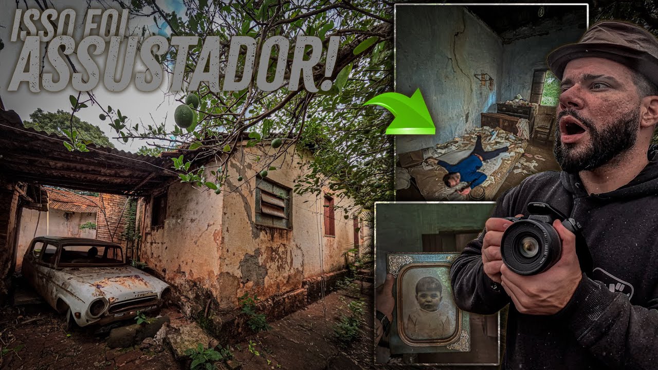 CASA ABANDONADA COM LUZ ACESA, CARRO LARGADO E UM CHEIRO DE CARNIÇA QUE ESCONDE ALGO PERTURBADOR !