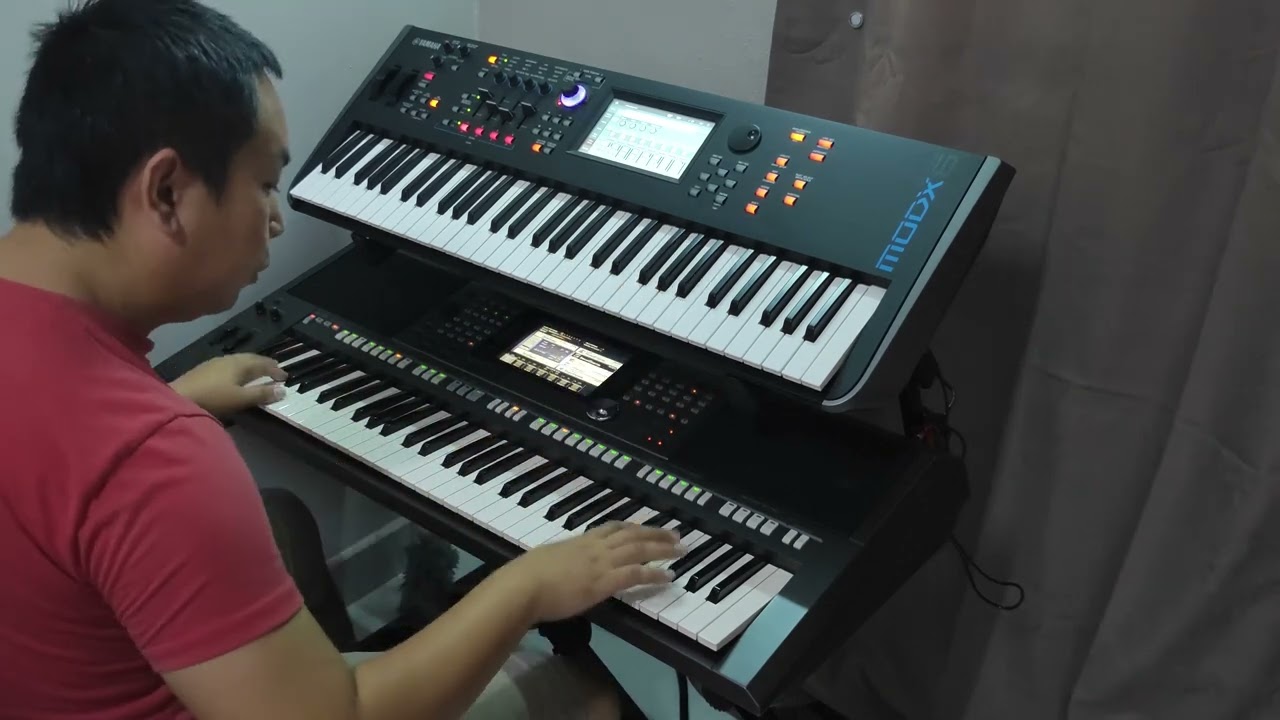 双电子琴演奏 东山再起 (Cover by~Bu)