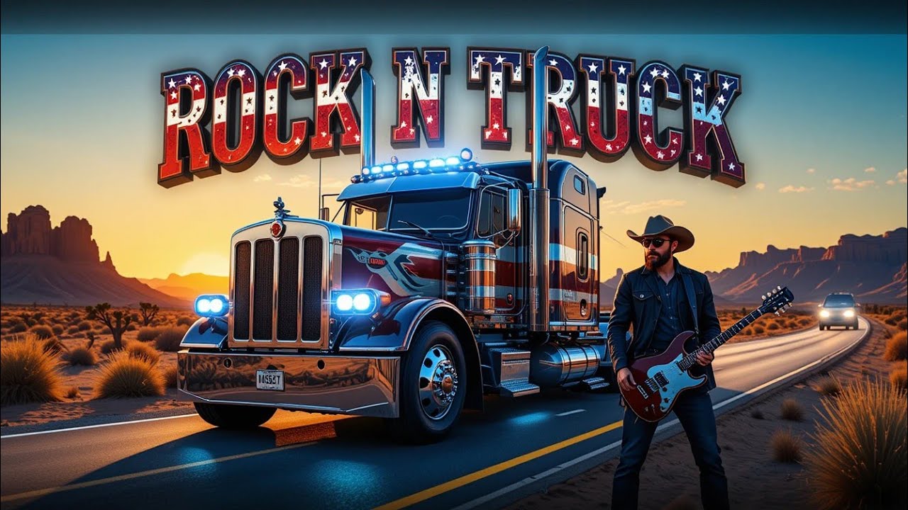 Rock N Truck Soundtrack Highway &ndash; Long Haul Legends Guitar Mix #LongHaulRock #TruckersAnthem