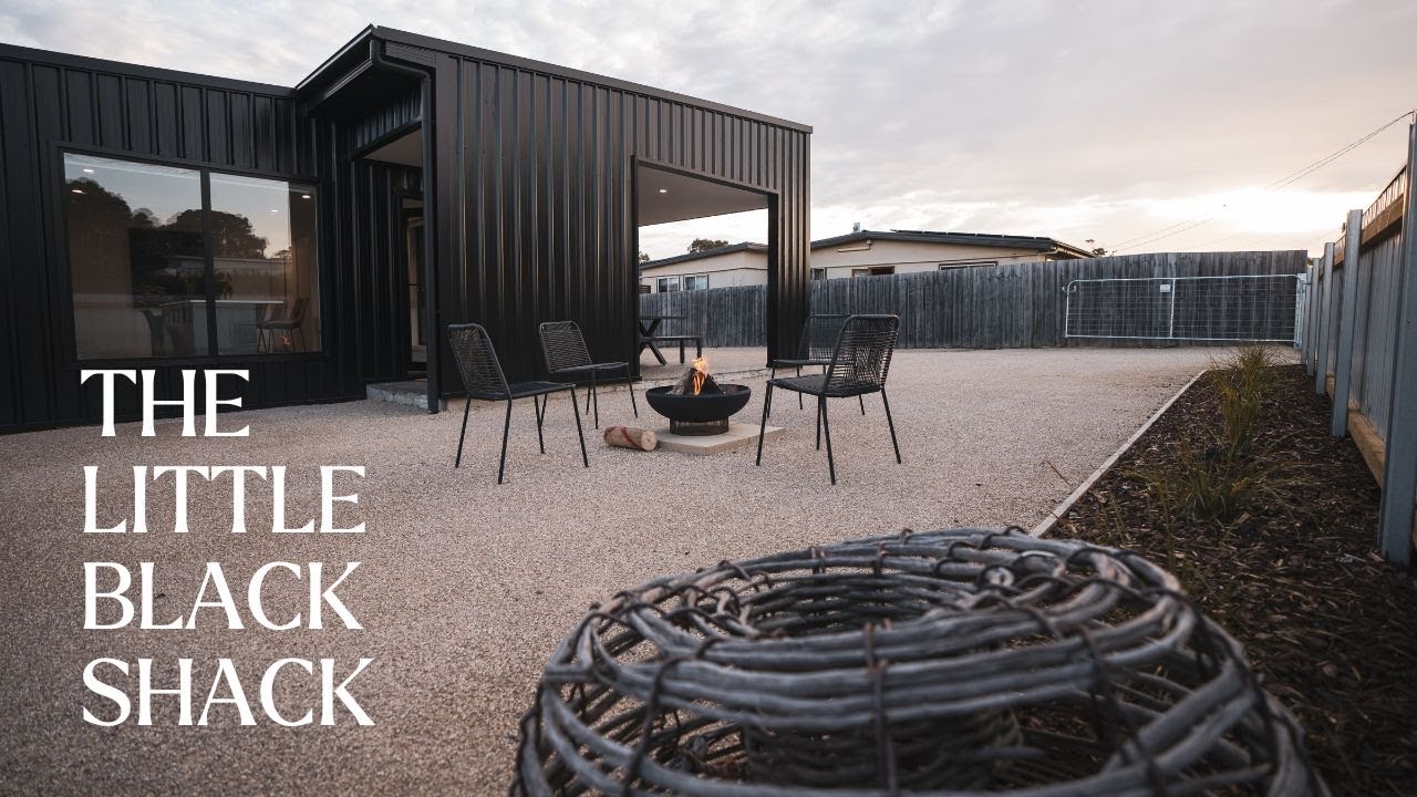 Inside A Modern Black Beach Shack Airbnb in Northern Tasmania | The Little Black Shack (House Tour)