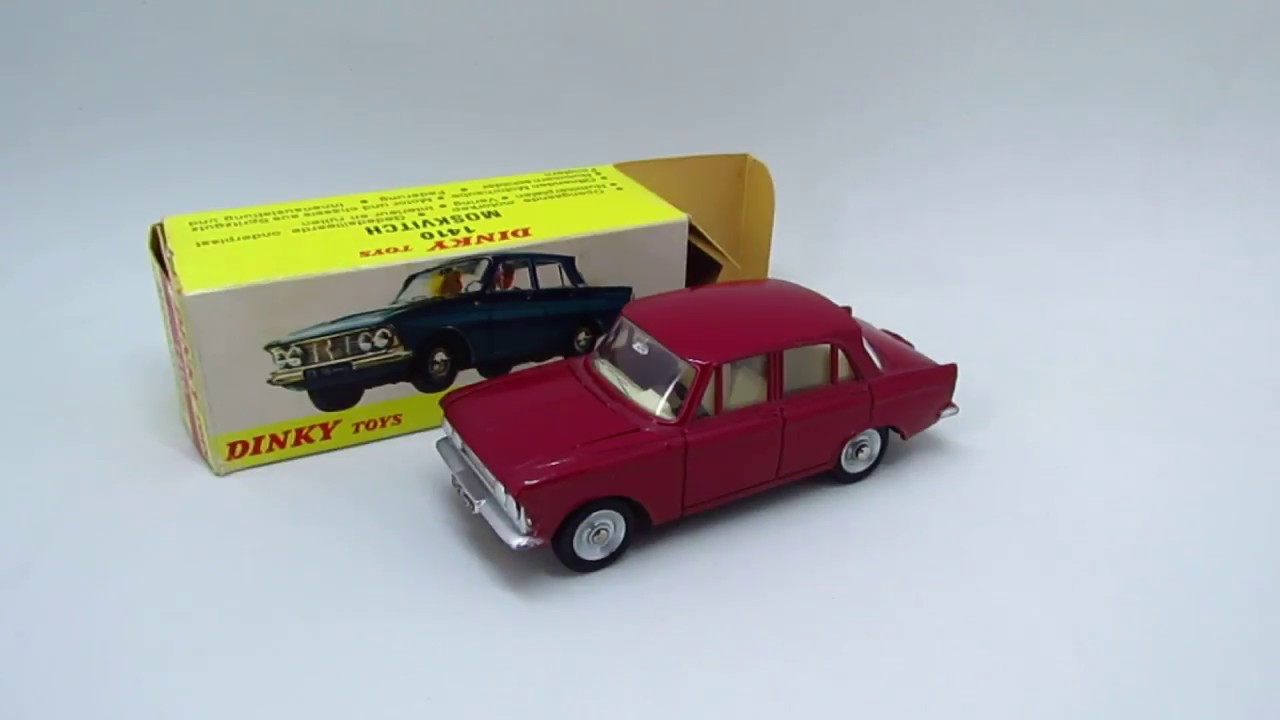 Пополнение коллекции - мегараритет Москвич - 408 Dinky Toys