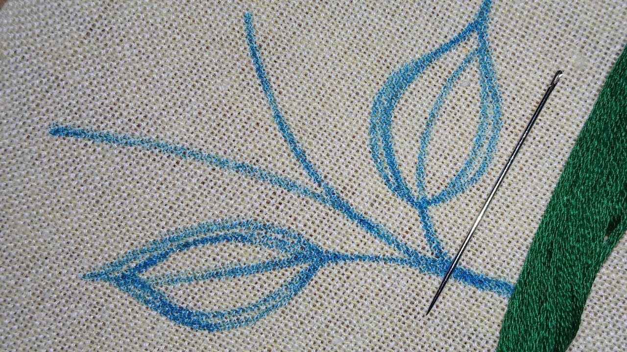 Cute hand embroidery design/ hand embroidery for beginners / kadhaidesign