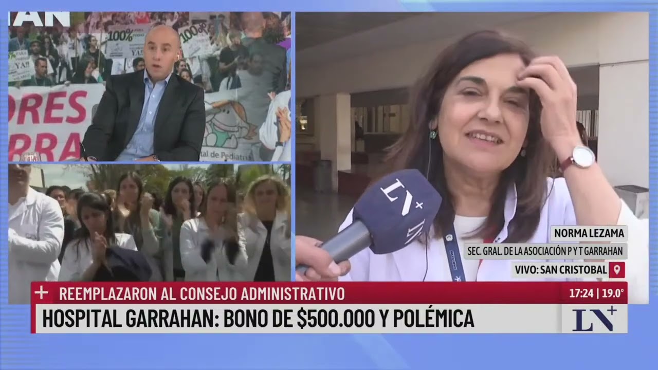 Hospital Garrahan: bono de $500.000 y polémica