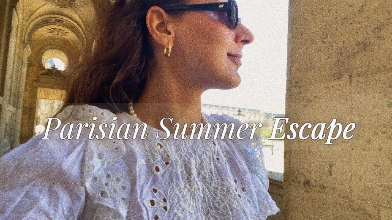 Summer In Paris Vlog | Parisian Escape, Shopping At Galeries Lafayette, Café Kitsuné, Louvre 🇫🇷