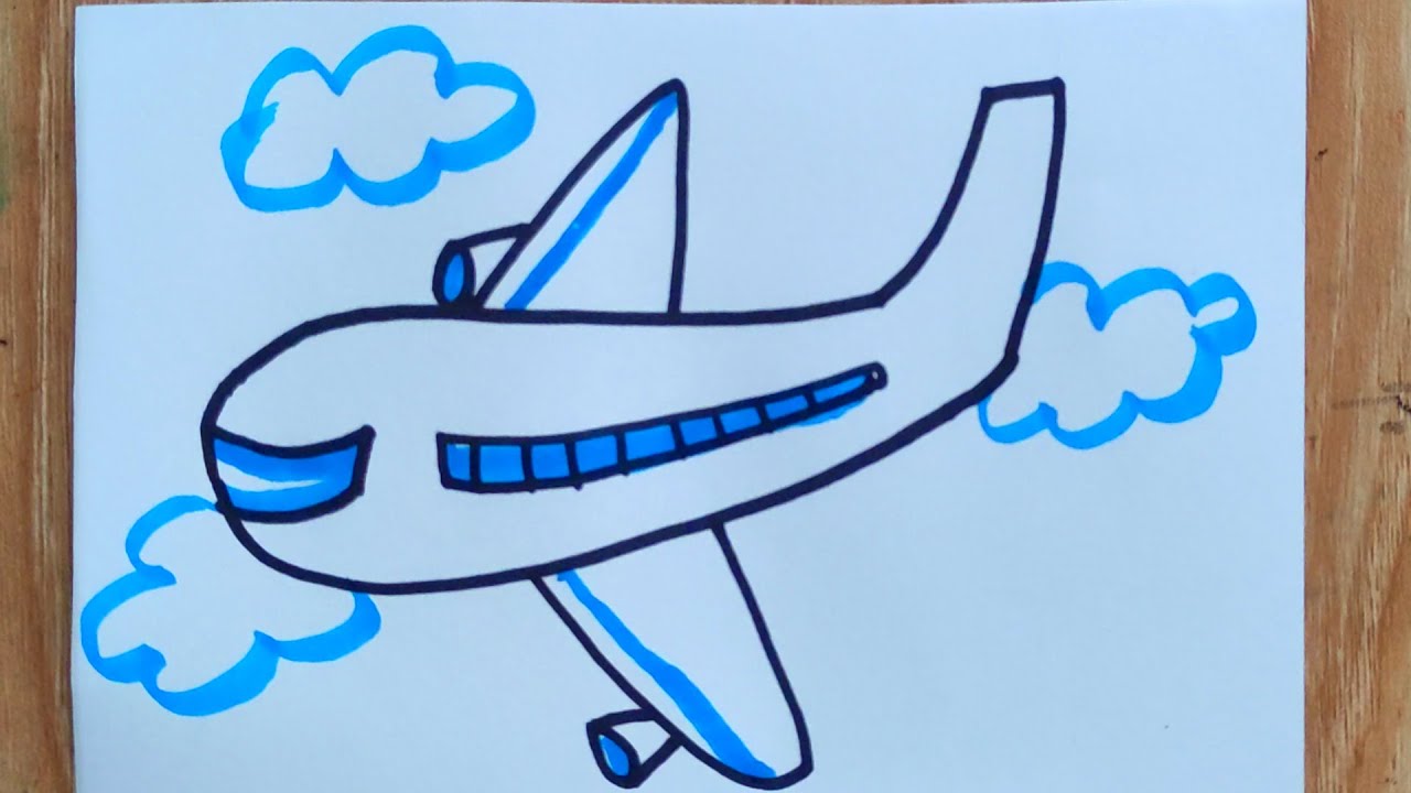Aeroplane Drawing | How to Draw Aeroplane | Drawing