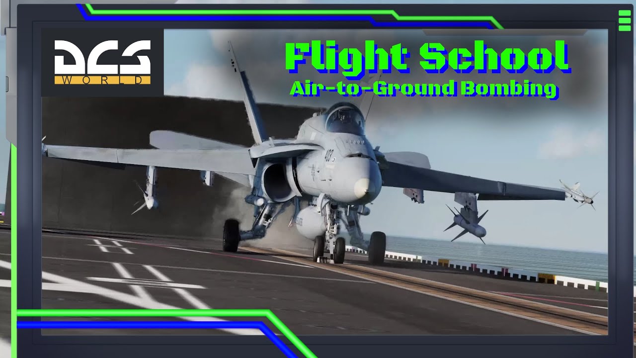 Training F-18c air-to-ground bombing! - DCS World VR