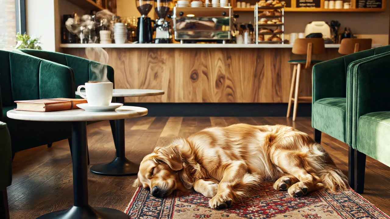 Cozy Café Jazz ☕🐶 | Relaxing Study & Work Music for You & Your Dog (2 Hours)