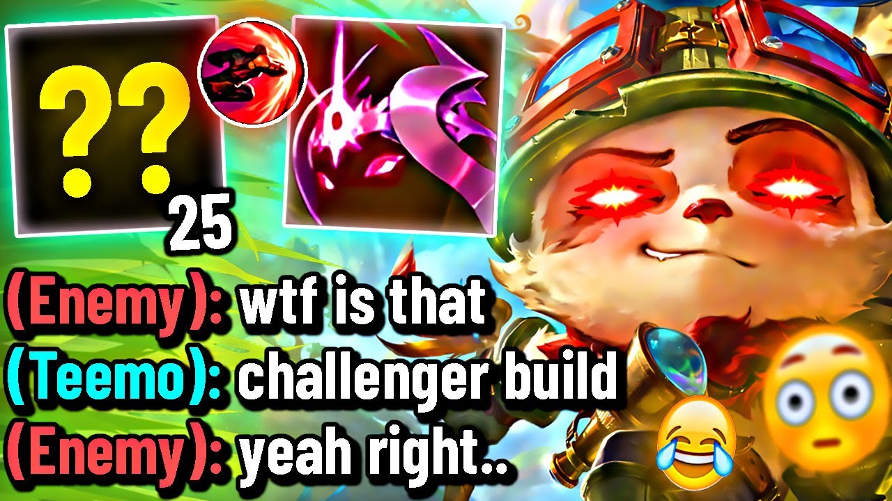 Testing CHALLENGER TEEMO BUILD (Spoiler: it is BROKEN)