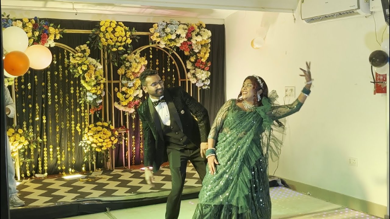Easy wedding couple dance choreography | Ankit Shubhi | #viral #dance #sangeetperformance 