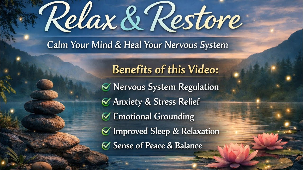 Deep Nervous System Reset 🌿 Total Relaxation for Anxiety, Stress & Emotional Healing 