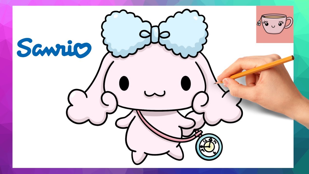 How To Draw Poron | Sanrio Cinnamoroll | Cute Easy Drawing Tutorial