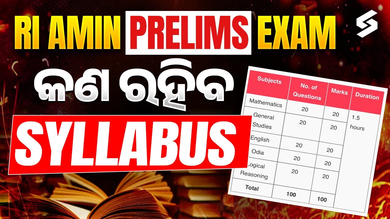 RI Prelims Syllabus 2025 | RI ARI AMIN PRELIMS EXAM PATTERN & SYLLABUS  | RI AMIN Exam Preparation