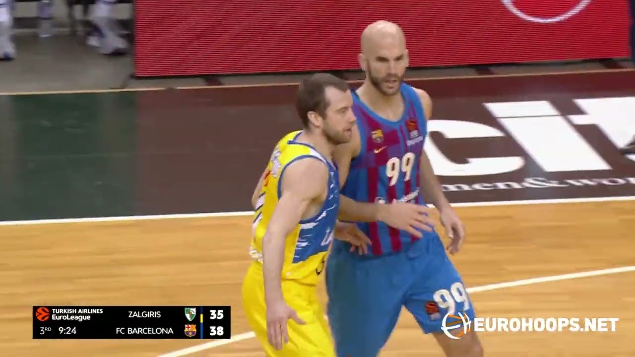 Zalgiris Kaunas - FC Barcelona 91-84: Lukas Lekavicius (22 points, 4 assists, 2 steals)