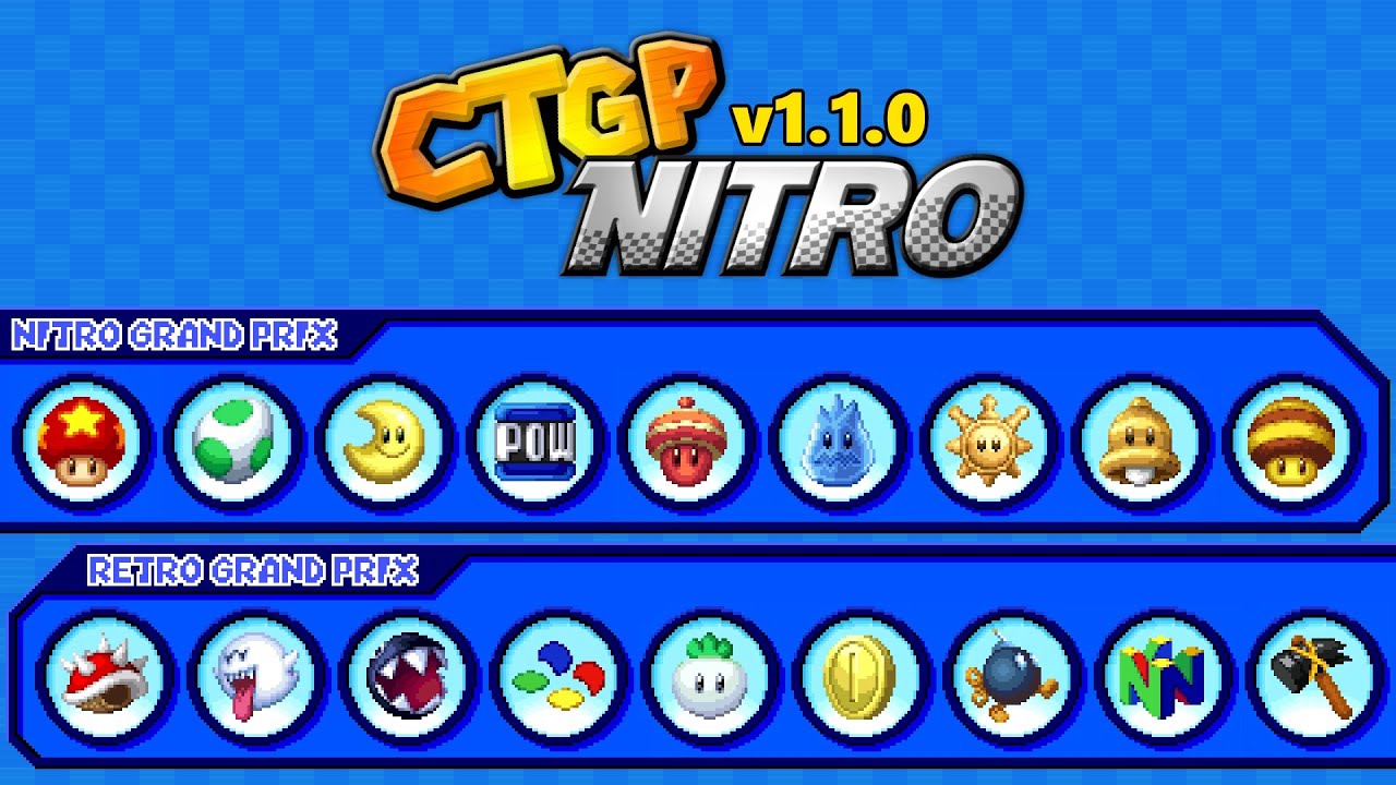 CTGP Nitro (v1.1.0) – All Custom Cups + Battle Mode Showcase (Mario Kart DS Mod Gameplay)